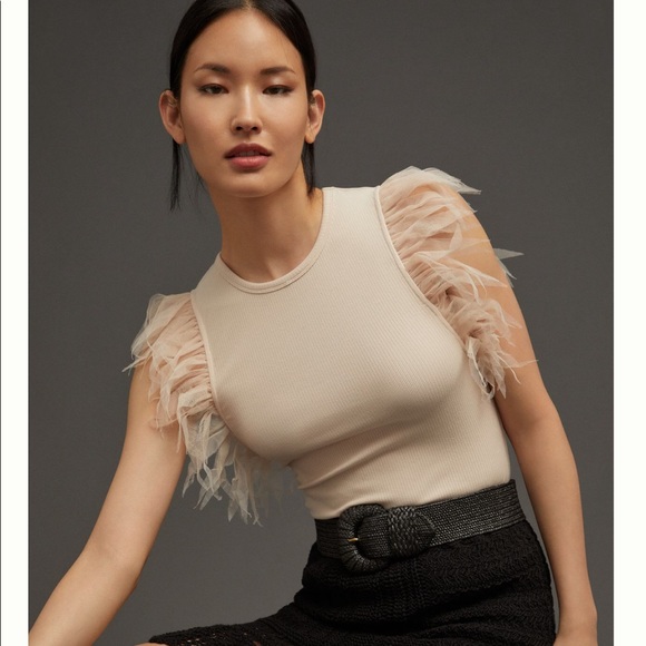 COPY - NWT! ✨ Anthropologie Tulle Tank - Picture 1 of 2